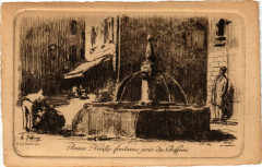 Besse - Vieille fotaine pres du Beffroi