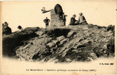 Le Mont-Dore - Operation geodesique au sommet du Sancy à Mont-Dore