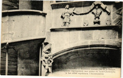 Montferrand - Ancienne maison rue de la Rodade Beiles sculptures