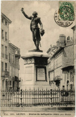 Le Puy - Statue de Lafayette (1883) par Hiolle -
													43 Haute Loire
												