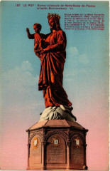 Le Puy - Statue colossale de Notre-Dame de France (d'apres ...