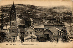 Le Puy - La Cathedrale vue laterale -
													43 Haute Loire
												