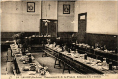 Le Puy(Hte-Loire) - Pensionnat N.-D. de France - Refectoire de la