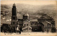 Le Puy - La Cathedrale, vue laterale
