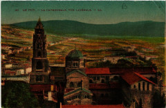 Le Puy - La Cathedrale, vue laterale