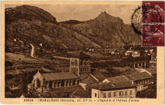 Chamalieres (Hte-Loire) alt 517 m L'Eglise et le Chateau d'Artias