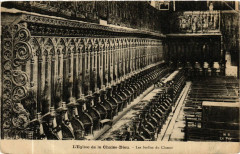 L'Eglise de la Chaile-Dieu - Les Stalles de Choeur