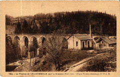 Le Viaduc de Chantemule sur la Semene (Hte-Loire) -(Ligne Firminy