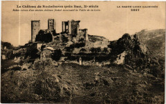 Le Chateau de Rochebaron (pres Bas) X siecle -Belles ruines d'un