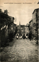 Montfaucon (Hte-Loire) - La Procession -
													43 Haute Loire
												