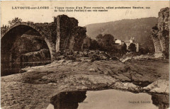 Lavotte-sur-Loire - Vieux restes d'un Pont Romain reliant