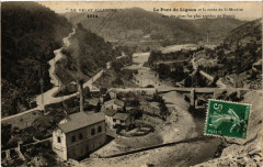 Le Pont de Lignon et la route de Saint-Maurice une des cotes les...