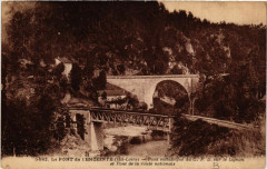 Le Pont de l'Enceinte (Hte-Loire) - Pont metallique du C.F.D. sur