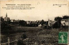 Montfaucon - Vue générale Sud-Est (Station estivale tres renommée