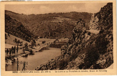 Semene (Hte-Loire) alt 440 m - La Loire et la Tranchée de Semene