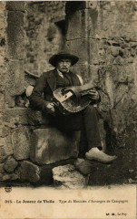 Le Joueur de Vieille - Type du Musicien d'Auvergne de Campagne