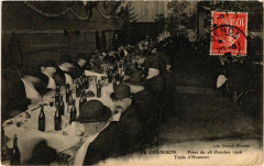 Le Chambon - Fetes du 28 Octobre 1906 - Table d'Honneur -
													43 Haute Loire
												
