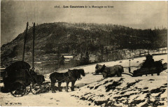 Les courriers de la montagne en hiver