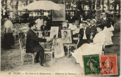 Vichy - Un coin de la restauration - Gilbert et ses Portraits -
																					03200 Vichy
																			
