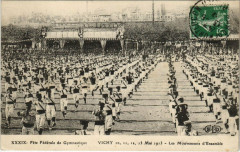 Fete Fed. De Gymn. Vichy - Les mouvements d'Ensemble à Vichy