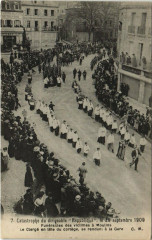 Catastrophe du dirigeable Republique 1909 Funérailles -
													03 Allier
												