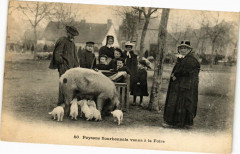Paysans Bourbonnais venus a la Foire