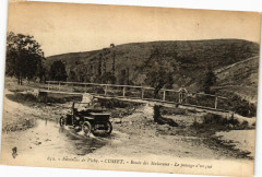 Environs de Vichy Cusset - Route des Malavaux-Les Passage d'un gué à Vichy