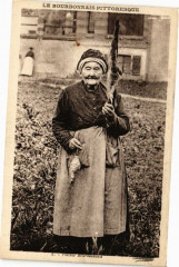 Le Bourbonnais Pittoresque - Fileuse Bourbonnaise
