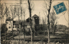 Chateau et Eglise de Celles France
