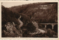 Un tournant dangereux et le Pont de la Mort France