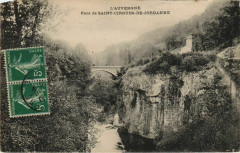 Pont de Saint-Cirgues de Jordanne France à Saint-Cirgues-de-Jordanne