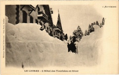 Le Lioran L'Hotel des Touristes en hiver Cantal