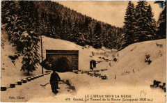 Le Lioran Sous La Neige - Le Tunnel de la Route