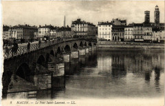 Macon - Le Pont Saint-Laurent à Mâcon