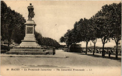 Macon La Promenade Lamartine à Mâcon