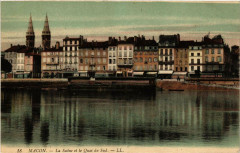 Macon La Saone et le Quai du Sud à Mâcon