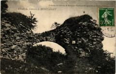 Ruines du Chateau de Montaigut France à Château