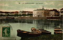 Chalon sur Saone Quai Gambetta France