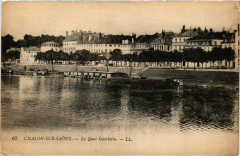 Chalon sur Saone Le Quai Gambetta France