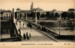 Chalon sur Saone Le Pont Saint-Laurent France