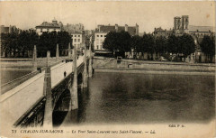 Chalon sur Saone Le Pont Saint Laurent France