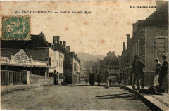 St.Leger s Dheune Pont et Grande Rue France