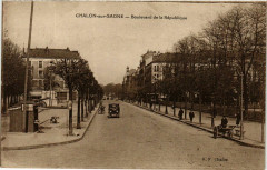 Chalon sur Saone Boulevard de la Republique France