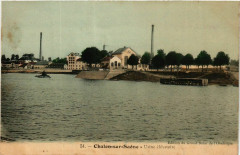 Chalon sur Saone Usine elevatoire France