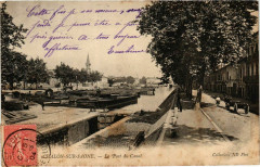 Chalon sur Saone Le Port du Canal France
