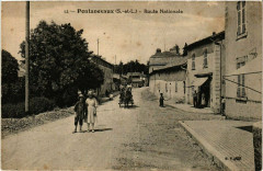 Pontanevaux - Route Nationale -
													71 Saône et Loire
												