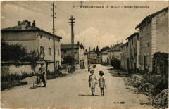 Pontanevaux - Route Nationale -
													71 Saône et Loire
												