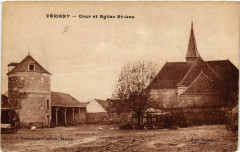Perigny - Cour et Eglise Saint-Lieu