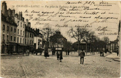 Chalon-sur-Saone - Vue prise du Faubourg Saint-Jean à Chalon-sur-Saône