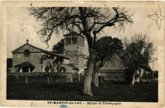 Saint-Martin-du-Lac - Eglise et Presbytere à Saint-Martin-du-Lac